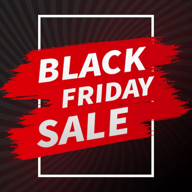 Abstract Black Friday Sale Banner