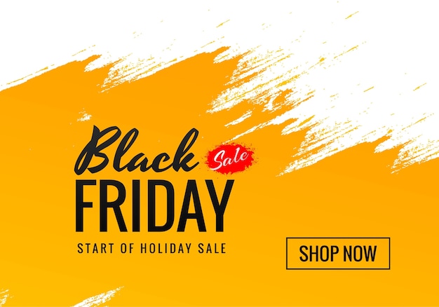 Free vector abstract black friday sale card