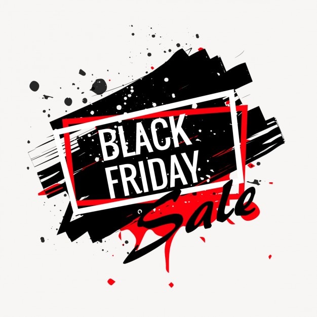 Free Vector abstract black friday sale poster