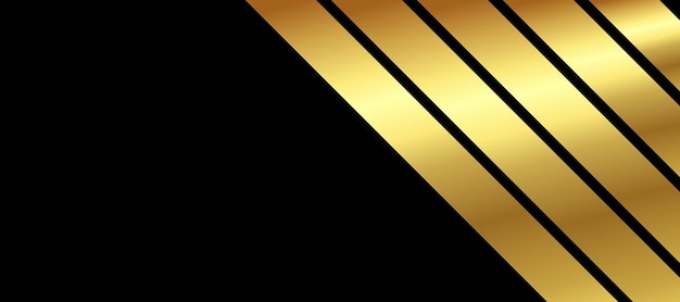 Free vector abstract black and gold luxury background with abstracts