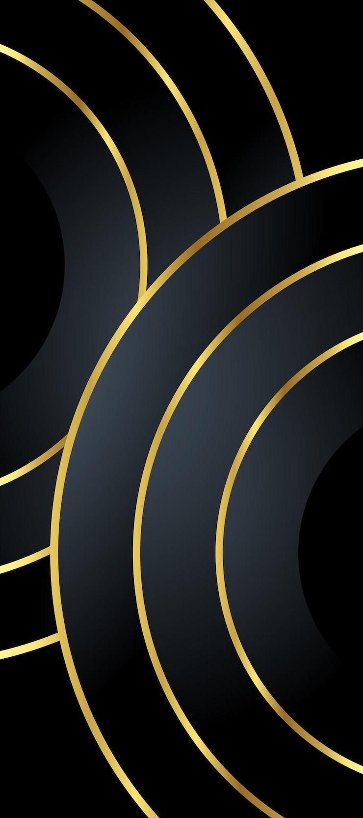 Free Vector abstract black and gold luxury background