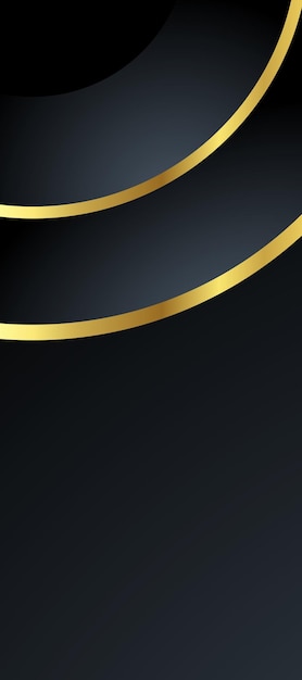 Free vector abstract black and gold luxury background