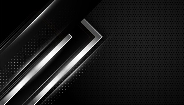 Abstract black and silver background design