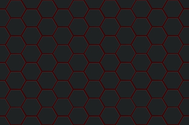 Free vector abstract black texture background hexagon