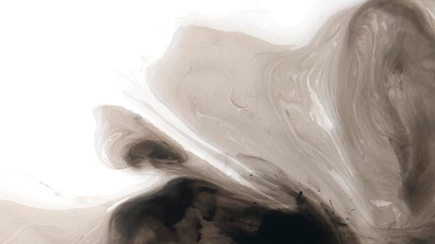 Abstract black watercolor background vector