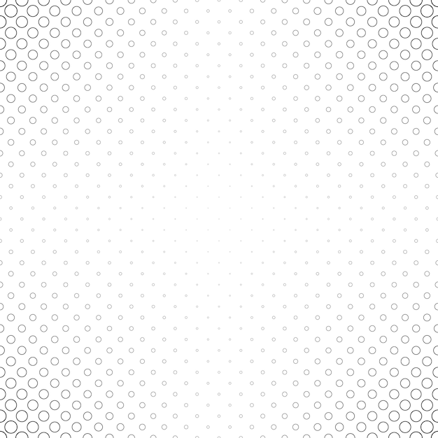 Free vector abstract black and white circle pattern