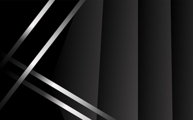 Vettore gratuito sfondo astratto in bianco e nero con gradiente design moderno
