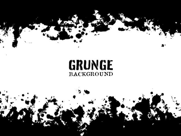Abstract black and white grunge background