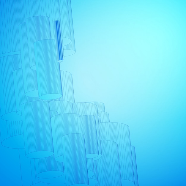 Abstract blue background for design.