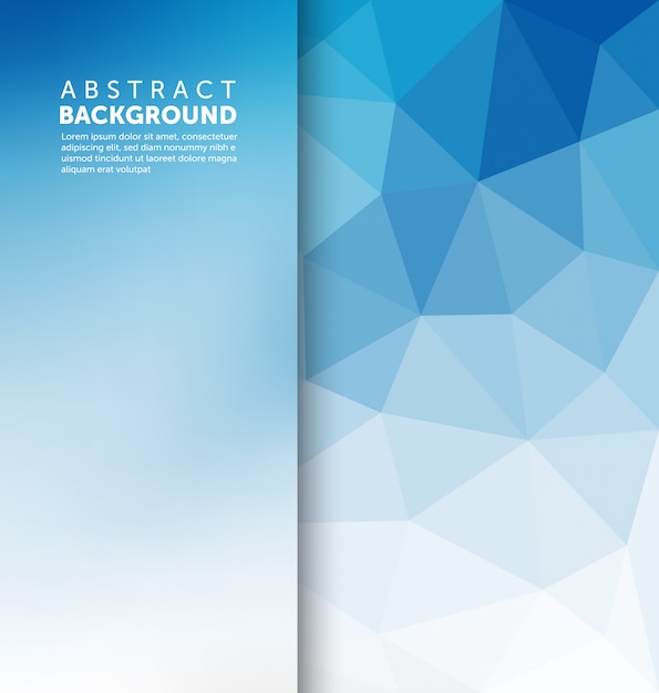Abstract blue background template