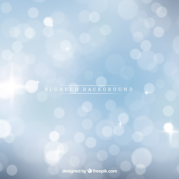 Free Vector abstract blue background with bokeh effect