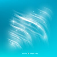 Abstract blue background with sparkling stars