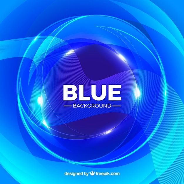 Free vector abstract blue background