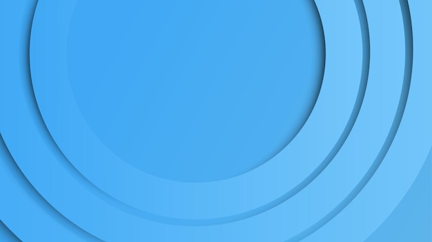 Free vector abstract blue circle background