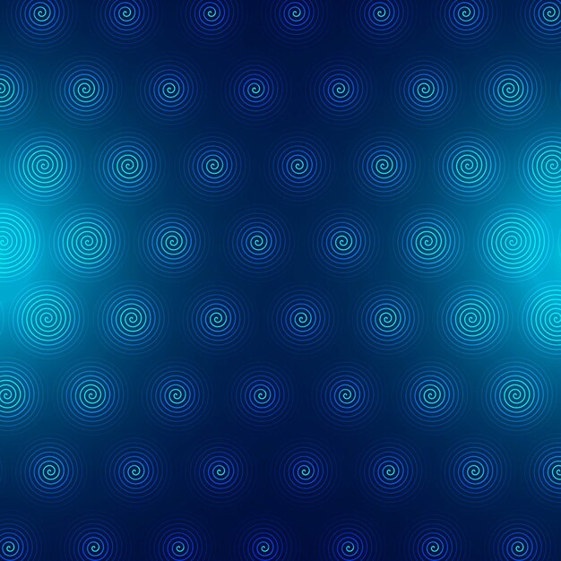 抽象的な青い円形のパターンの背景