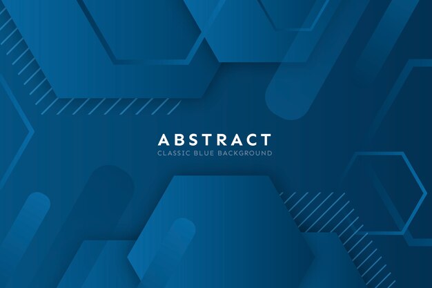 Free vector abstract blue classic background