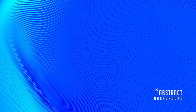Abstract blue color particle background in minimal style
