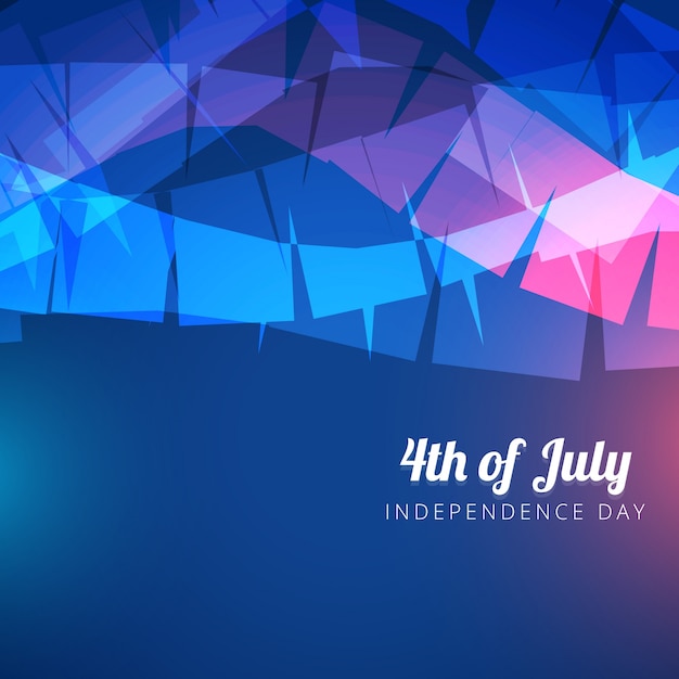 Abstract blue design for independence day