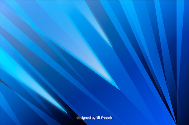 Free vector abstract blue diagonal shapes background