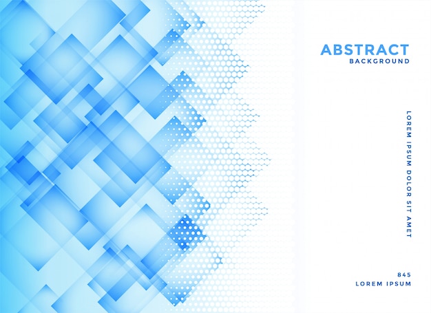 Free vector abstract blue diagonal squares background vector