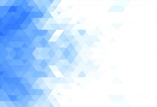 Abstract blue geometric shapes background