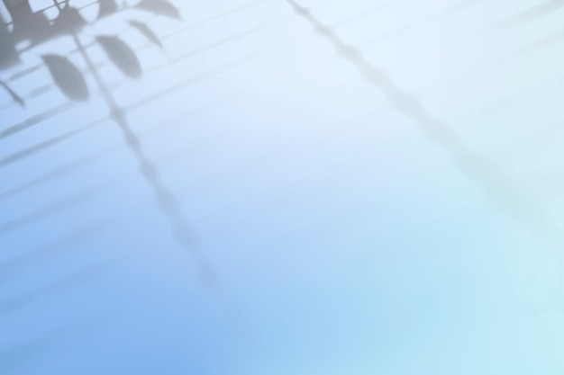 Бесплатное векторное изображение Абстрактный синий градиент фона вектор с тенью листа