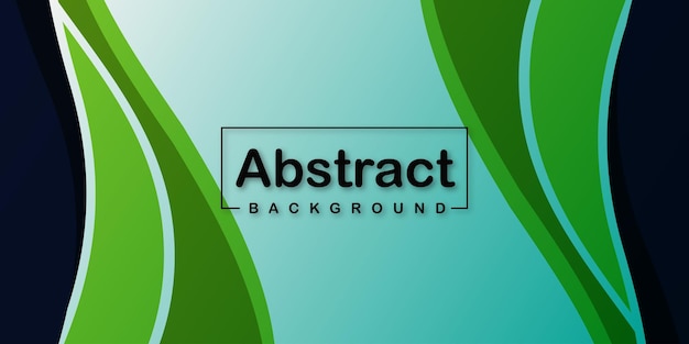 Free vector abstract blue green colourful background multipurpose design banner
