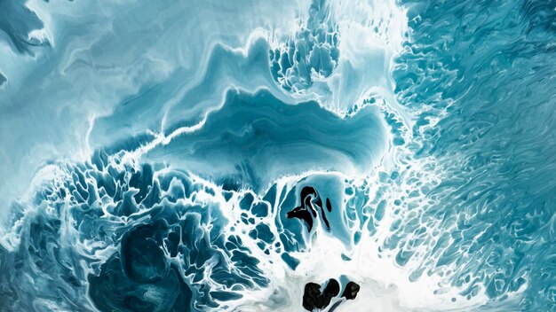 Абстрактный синий гранж акварель узорчатый фон