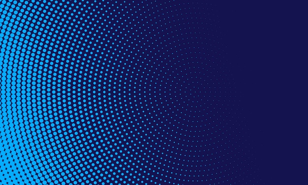 Free vector abstract blue halftone background