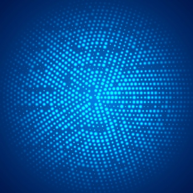 Free vector abstract blue halftone background