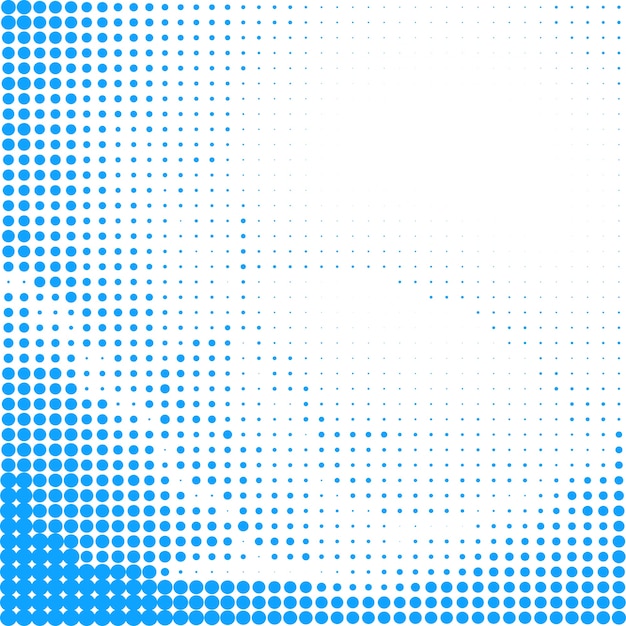 Abstract blue halftone background