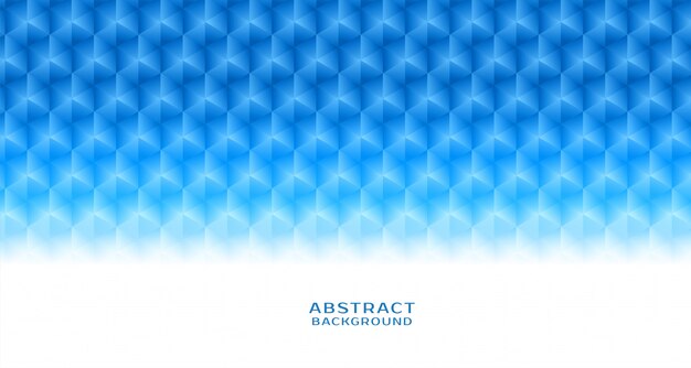 Abstract blue hexagonal pattern background