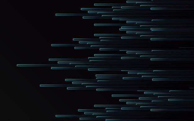 Free vector abstract blue light pipe speed zoom on black background technology