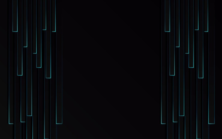Free Vector abstract blue light pipe speed zoom on black background technology