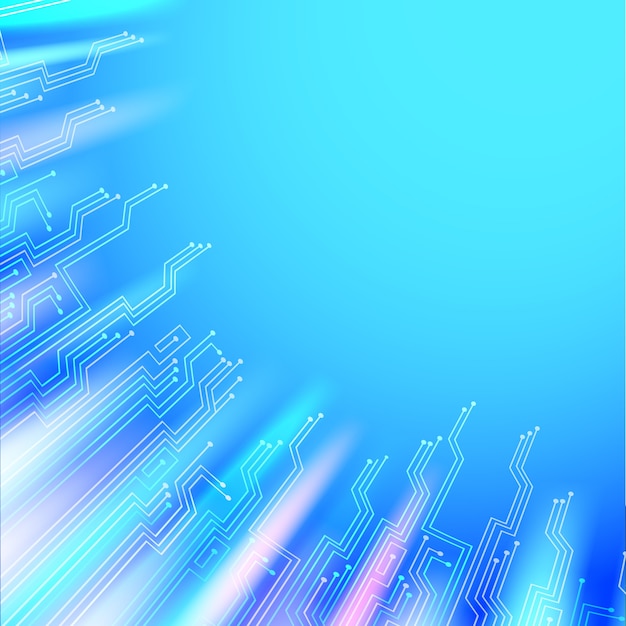 Free vector abstract blue lights background