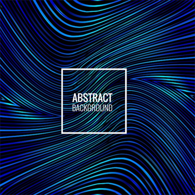 Free vector abstract blue lines shiny background illustration