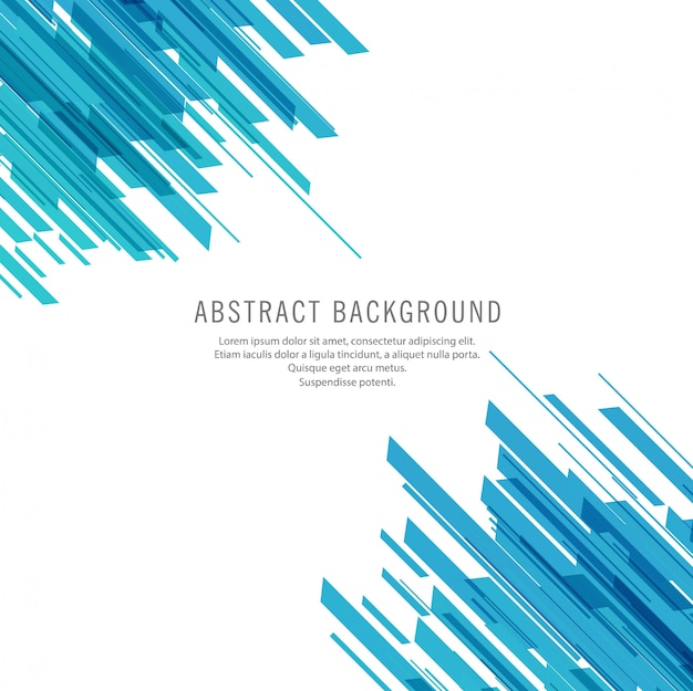 Free vector abstract blue lines technology background