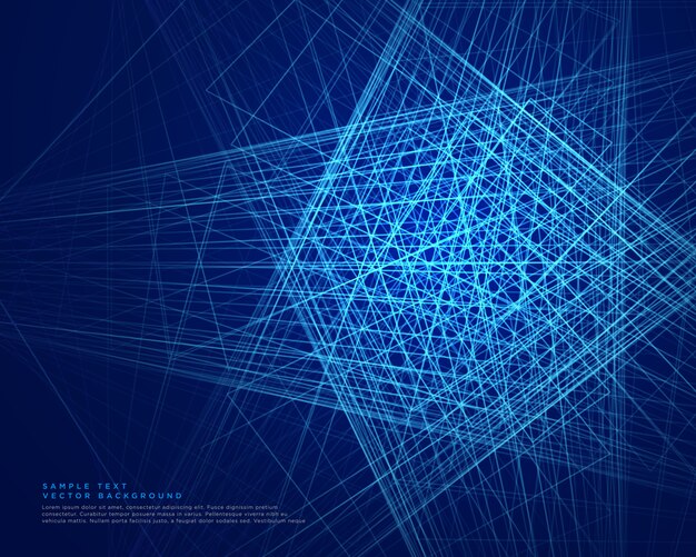 abstract blue lines web technology background