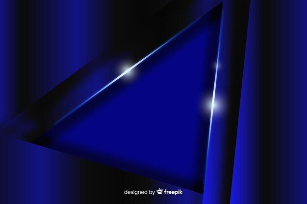 Abstract blue metallic background with reflection