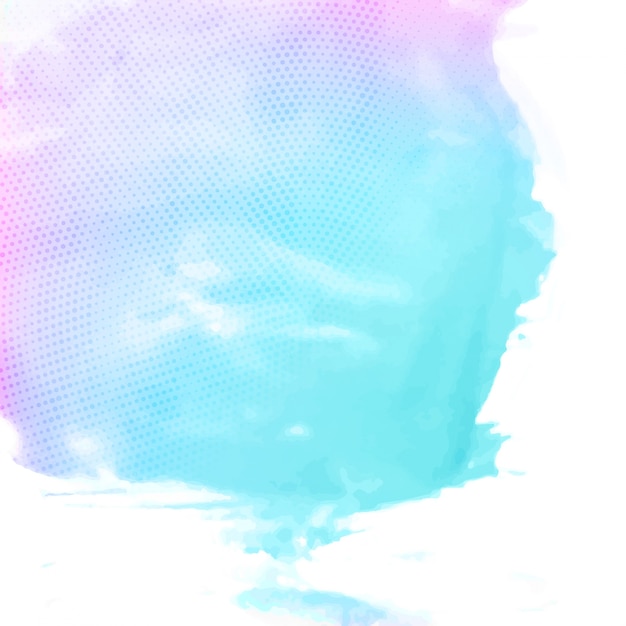 Abstract blue and pink watercolor background