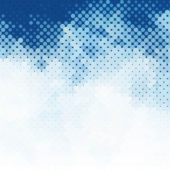 Abstract Blue Pixel Background