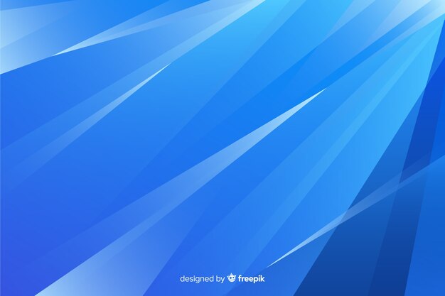 Abstract blue shapes background