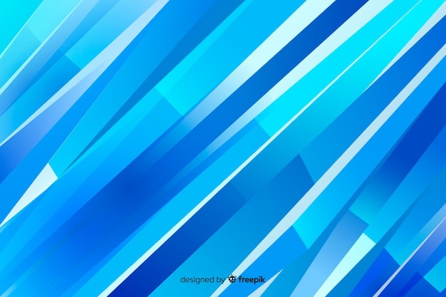 Abstract blue shapes background