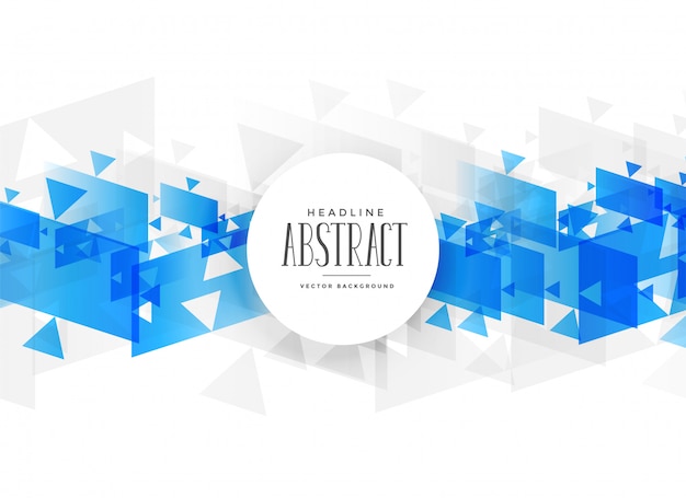 Бесплатное векторное изображение Абстрактные синие фигуры на белом фоне