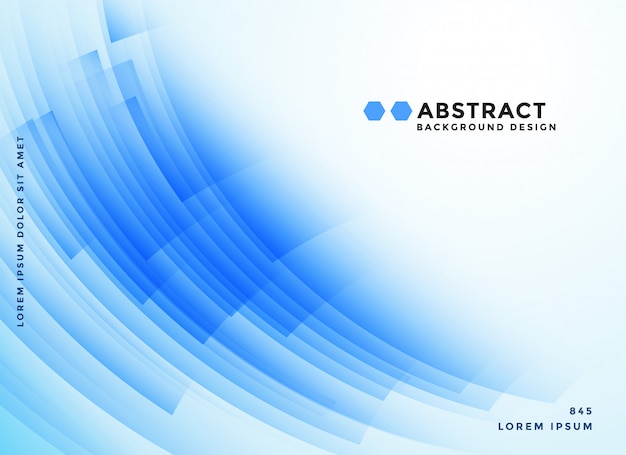 Abstract blue shapes presentation background