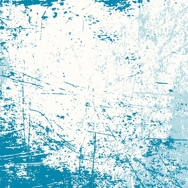 抽象的な青いスプラッタ汚れたグランジテクスチャ背景