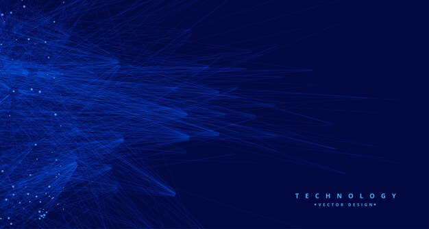 Abstract blue tachnology big data ai background