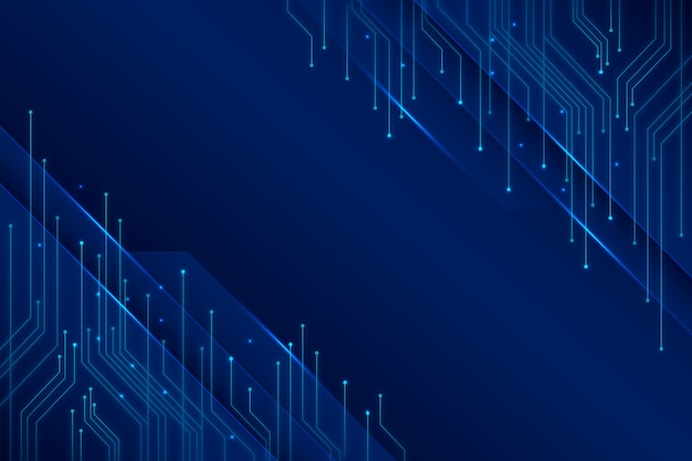 Abstract blue technology background