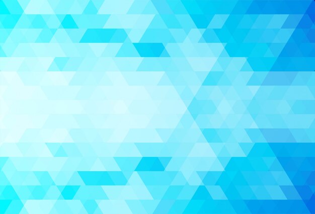 抽象的な青い三角形の背景