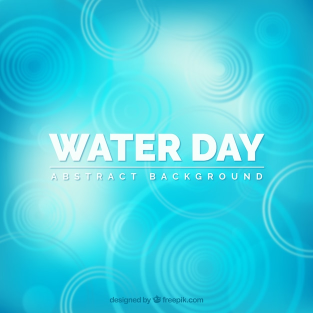 Abstract blue water day background